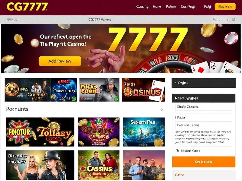 cg777.com is your ultimate destination for premium online gambling experiences, featuring a wide range of slot machines, poker, blackjack, and live dealer games. Register today for exclusive bonuses and 24/7 access to trusted gaming platforms.